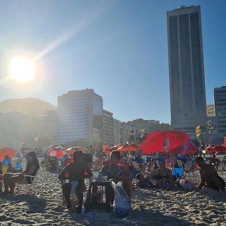 ריו דה ז'ניירו Flat Copacabana Pe Na Areia מראה חיצוני תמונה