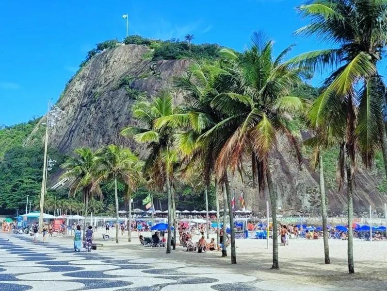 ריו דה ז'ניירו Flat Copacabana Pe Na Areia מראה חיצוני תמונה